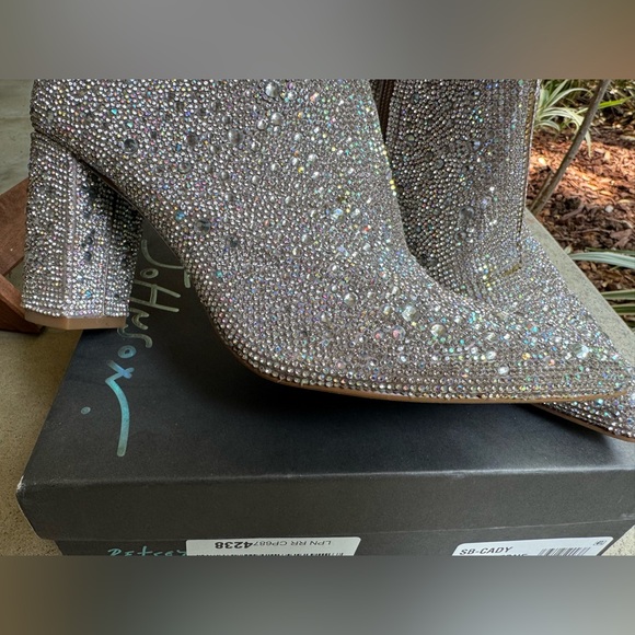 Betsey Johnson Cady Rhinestone Boots - Picture 8 of 10